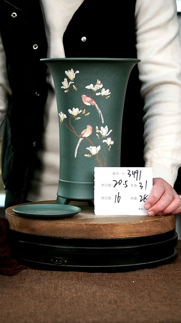 【闪购商品】紫砂花盆3491+z宜兴紫砂花盆
