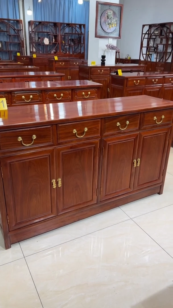 花梨木类储物柜138*40*80餐边柜刺猬紫檀