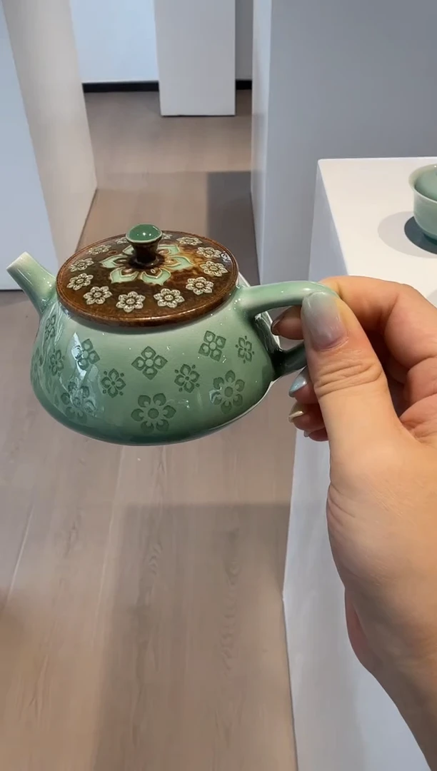 青瓷手工茶器不带礼盒包邮