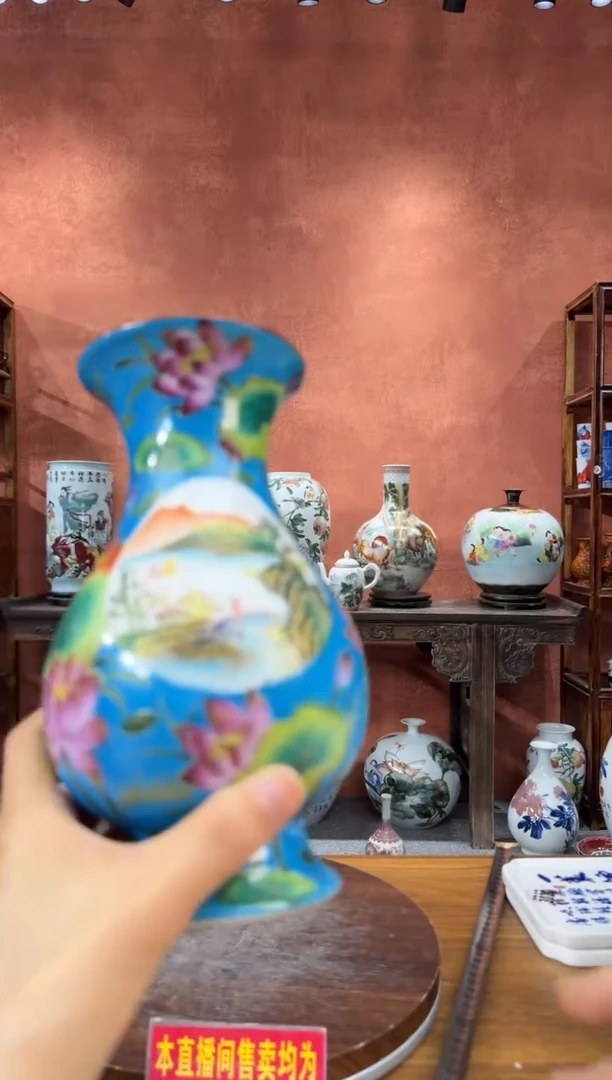 吴义松陶盟手绘陶瓷编码：3477