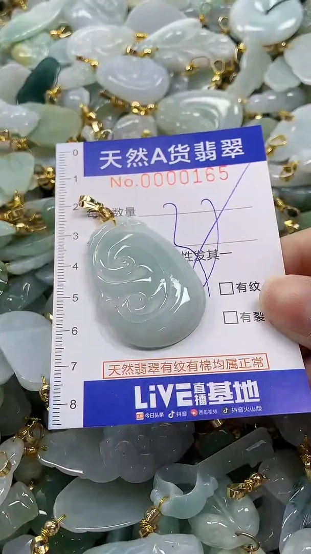 颈饰未镶嵌翡翠天然A货翡翠