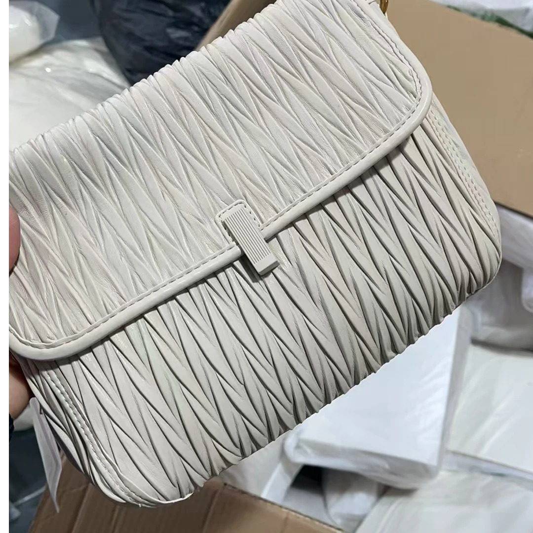 单肩水波纹褶皱云朵包0979（xiaoL）