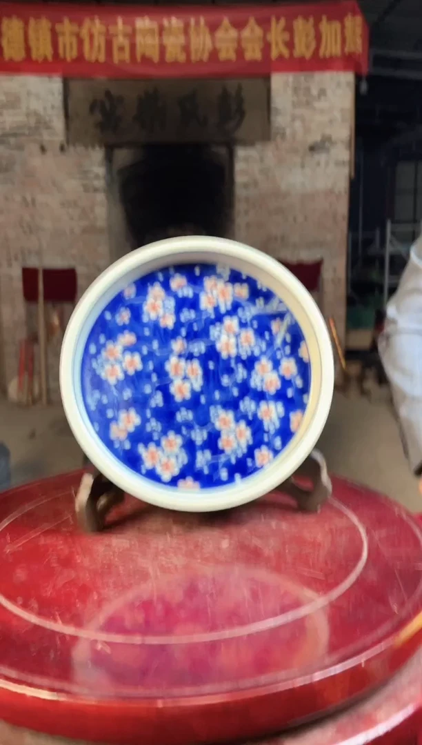 摆件陶景德镇精美陶瓷壶承