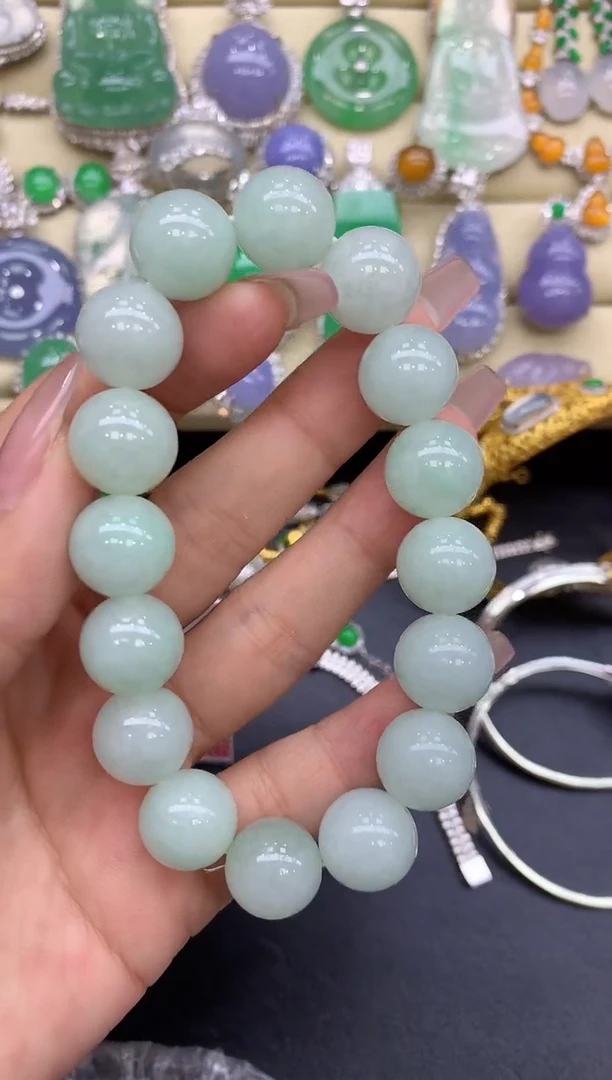 未镶嵌手串翡翠31-中国好珍宝