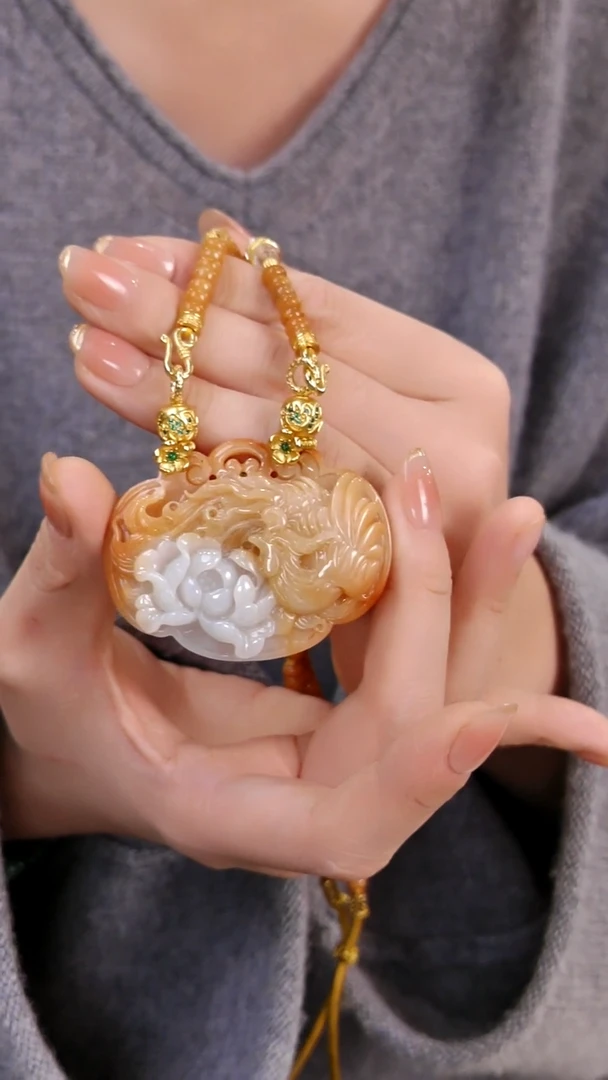 颈饰未镶嵌翡翠国风