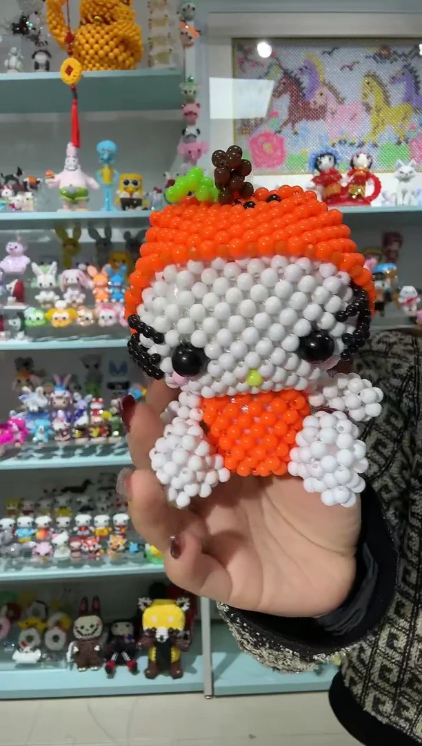 亚克力2335卡6糖果珠变装水晶kt材料包1套橙子