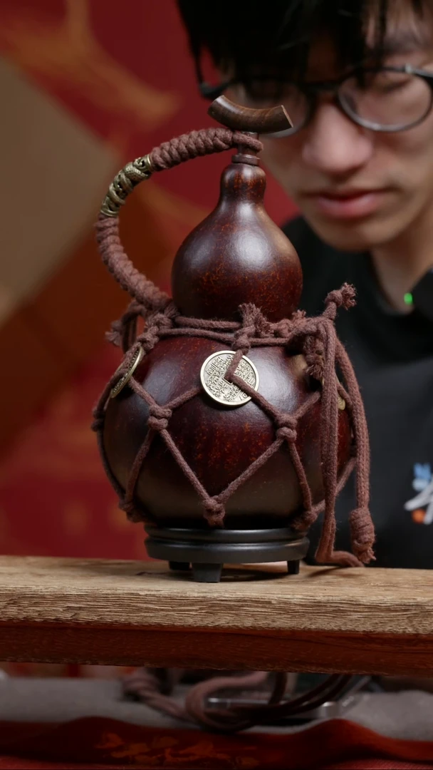 122号大漆精品葫芦一物一拍6-700ml