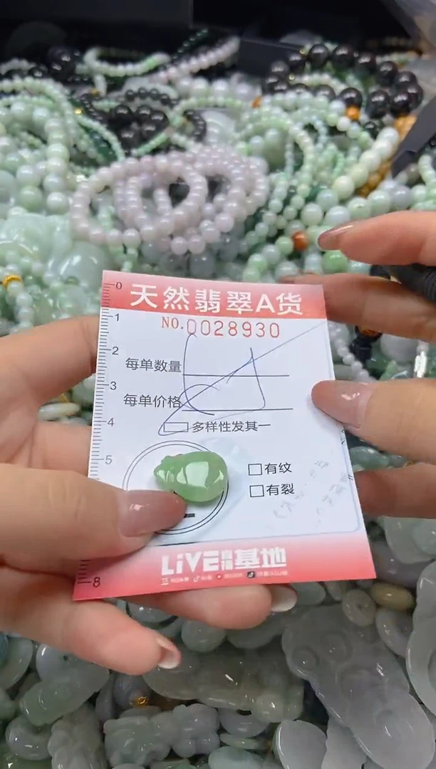 翡翠未镶嵌颈饰闪购0028930