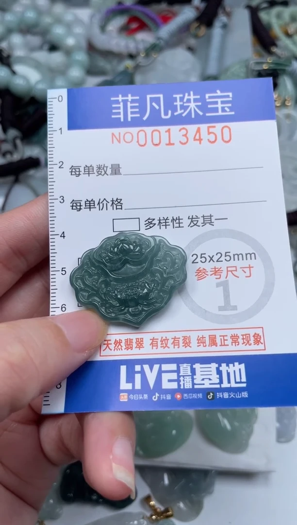 颈饰未镶嵌翡翠13450