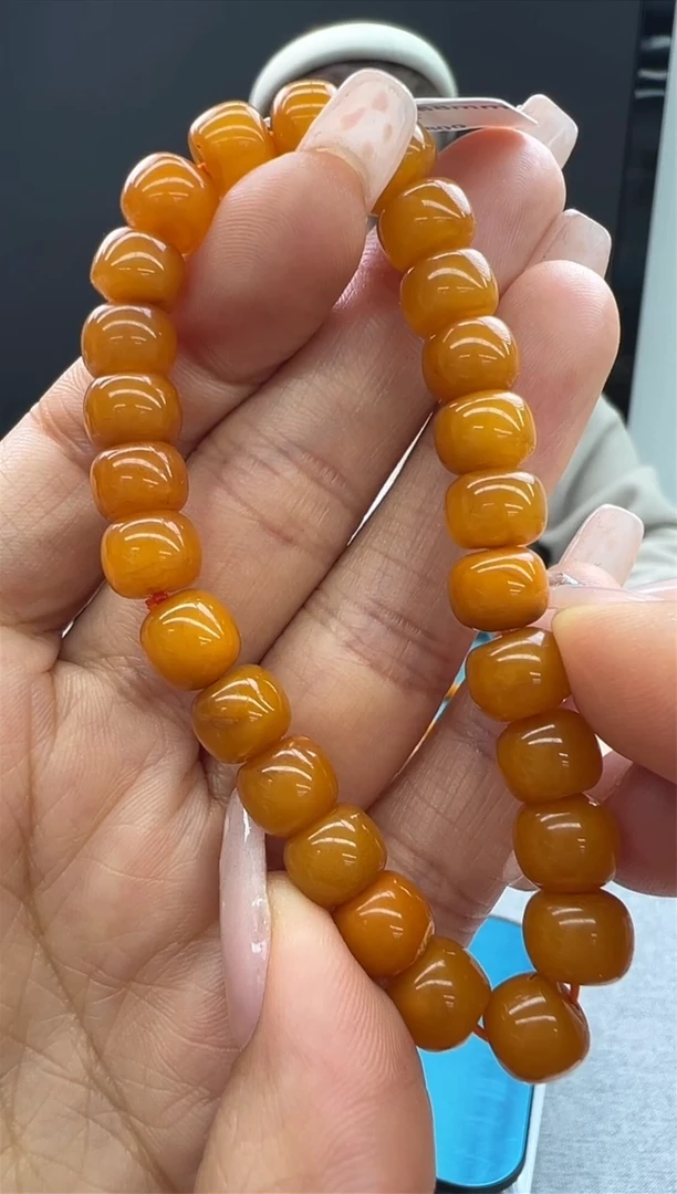 【闪购商品】琥珀手链未镶嵌282秒拍号