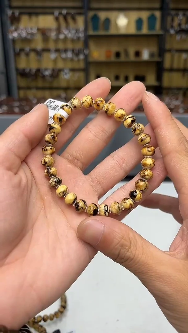 裸石琥珀未镶嵌抚顺琥珀8+花珀手串多样性发其一