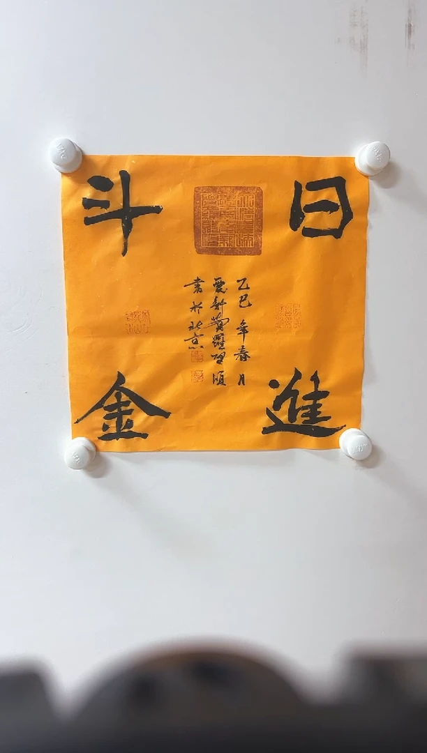 国画启S老师的书法日进斗金