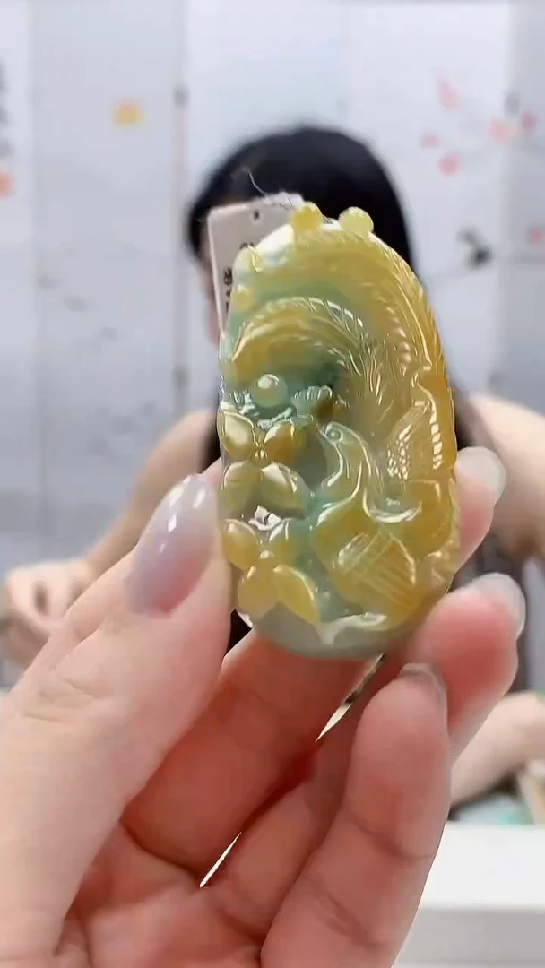 定制翡翠未镶嵌0405lr-毛货挂件91