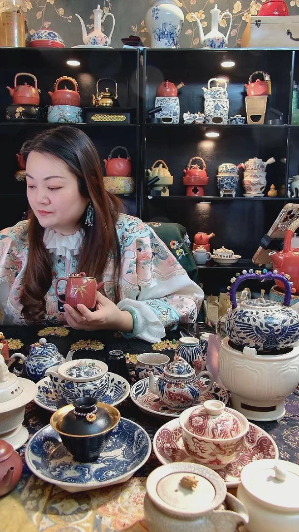 【闪购商品】茶具壶红色手工170毫升