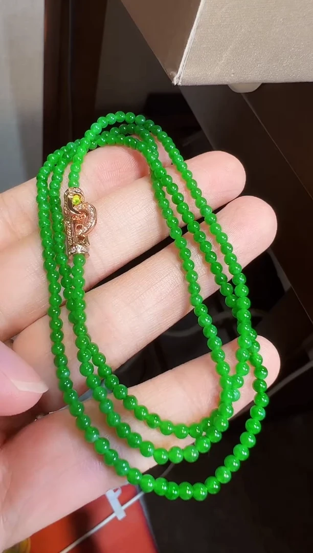 颈饰未镶嵌翡翠珠珠
