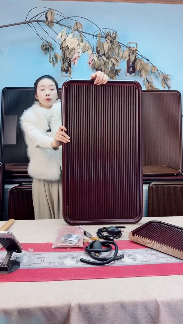 大*大海红色款式茶盘80*45*4