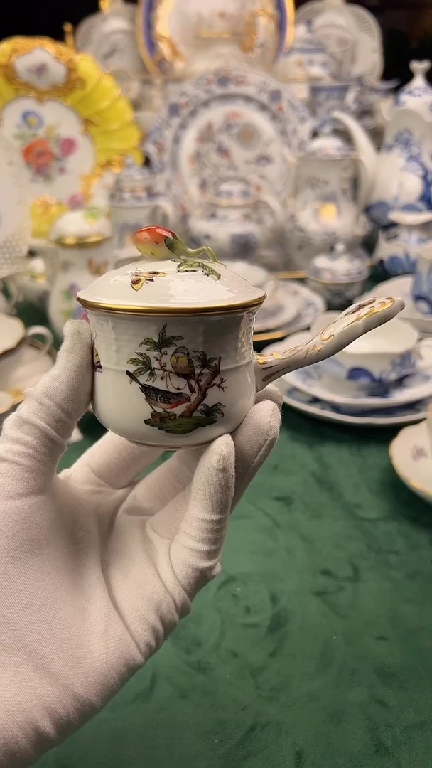 瓷片赫伦罗柴热巧杯画片随机