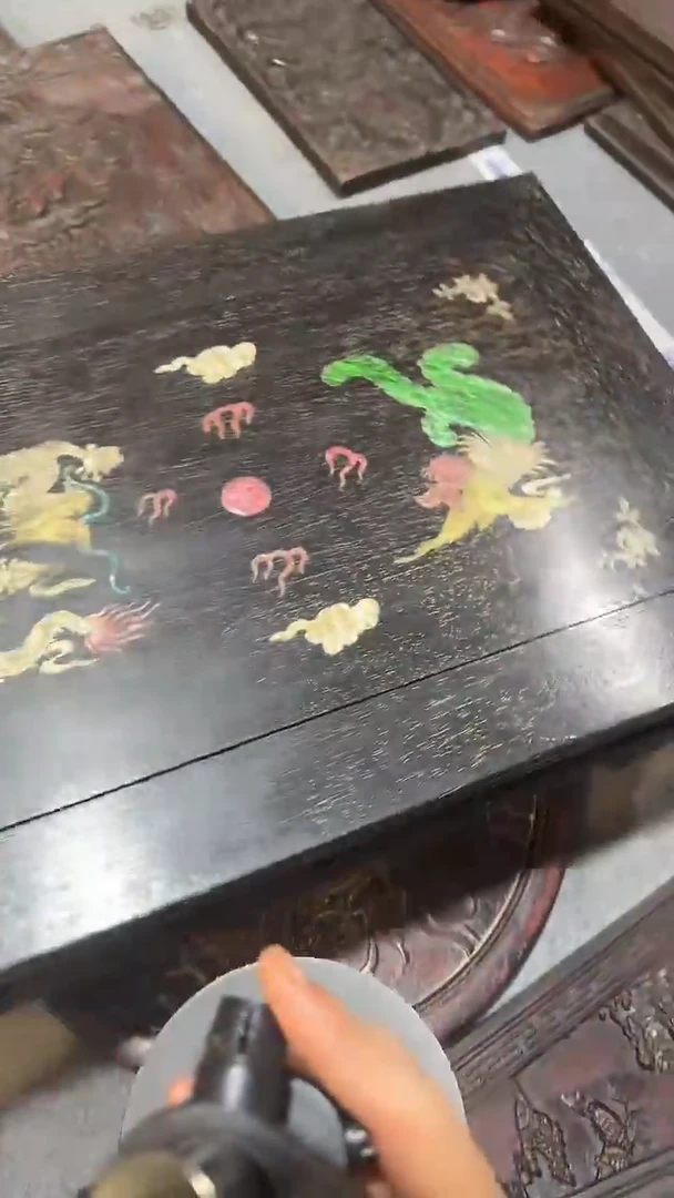 香榧木紫檀拆件雕刻板以直播间实物为准