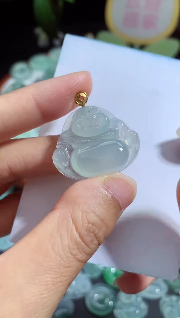 颈饰未镶嵌翡翠佛公