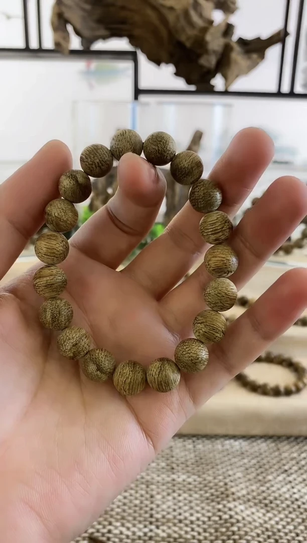 【闪购商品】沉香手串文莱蛇纹老料11+MM手串