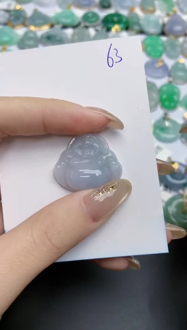 【闪购商品】翡翠颈饰18K金镶嵌天然缅甸翡翠A货