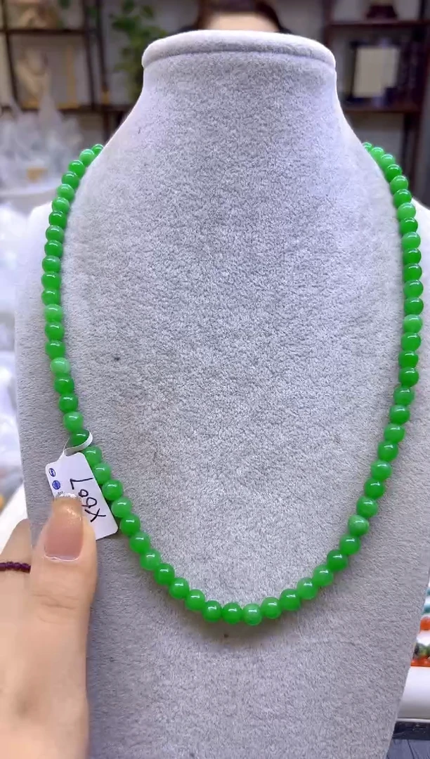翡翠未镶嵌项链DIY款X607
