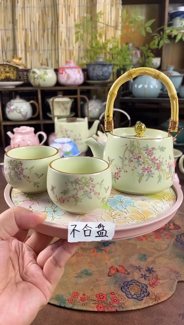 汝窑 1壶2杯 不含盘的