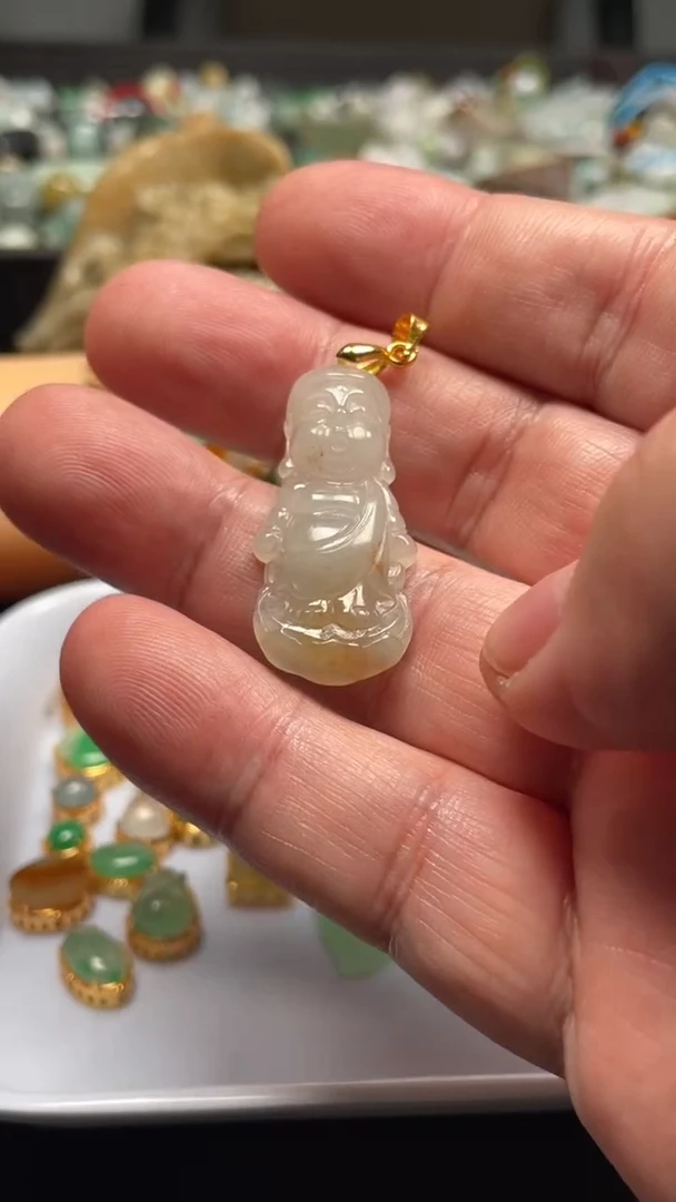颈饰未镶嵌翡翠纯天然缅甸A货翡翠