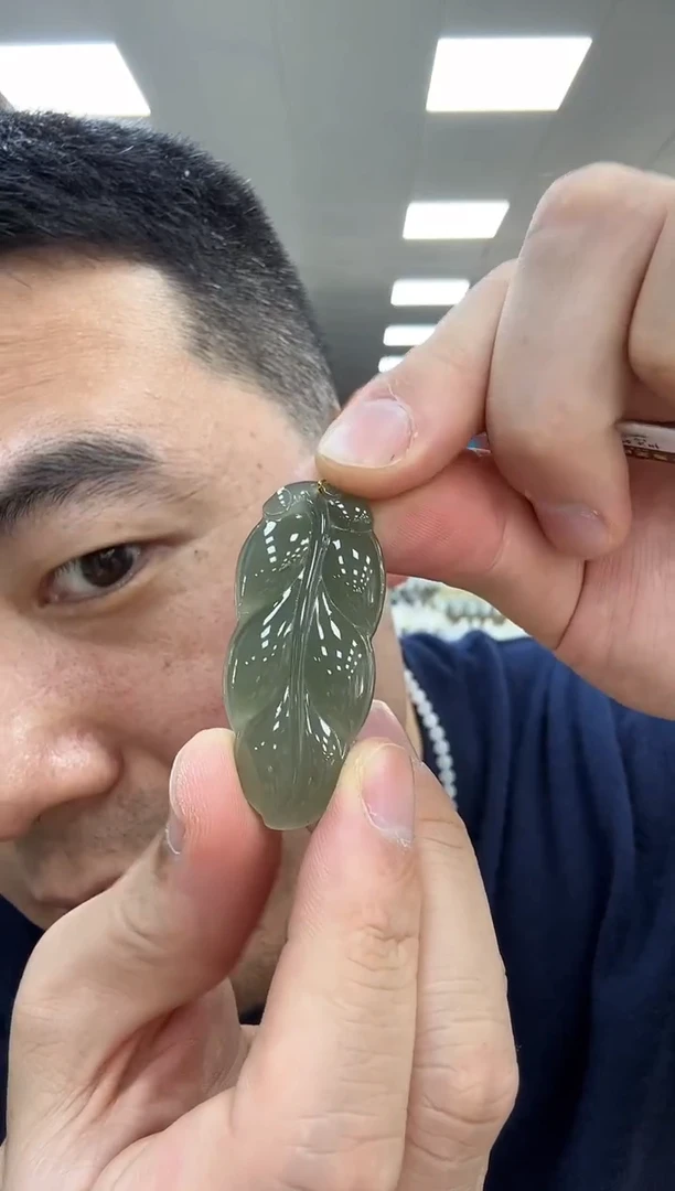 颈饰未镶嵌和田玉玉叶