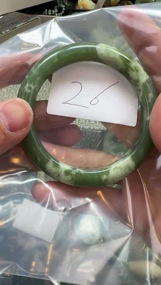 【闪购商品】岫玉手镯未镶嵌26号