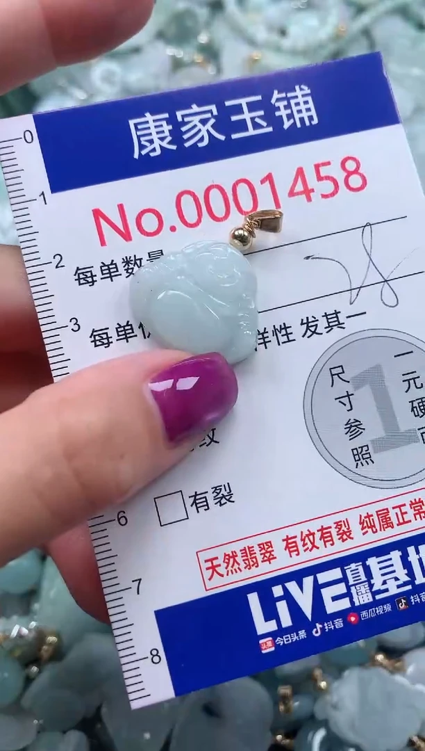 颈饰未镶嵌翡翠1458