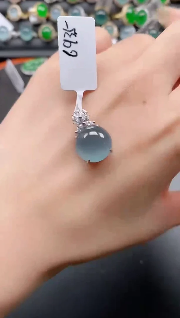 银S925镶嵌戒指翡翠1111