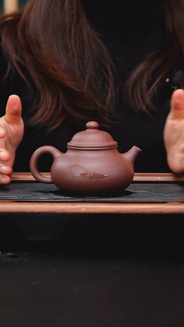 茶壶紫砂全手工四号井底槽青容天250陈佳欢