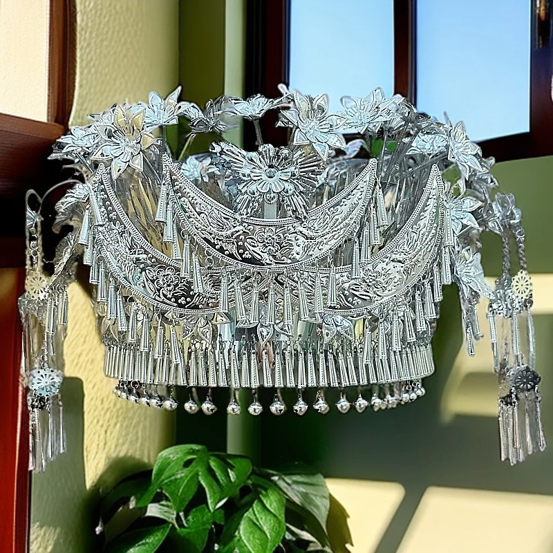 苗族男朋友头饰新款百搭全围帽帽子苗族服饰服饰