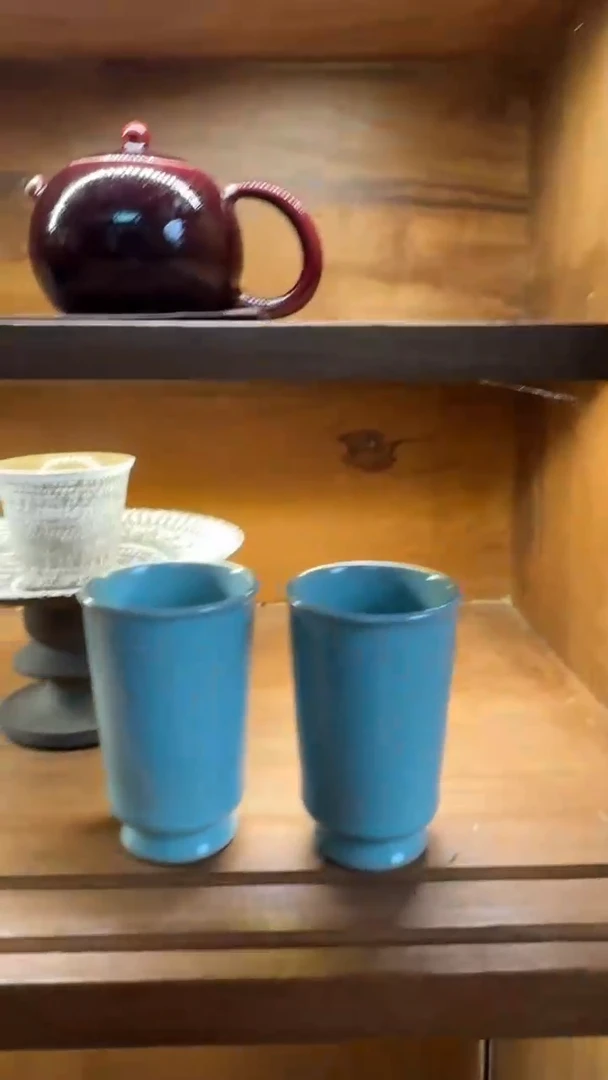 【闪购商品】杯44汝瓷纯手工对闻香杯