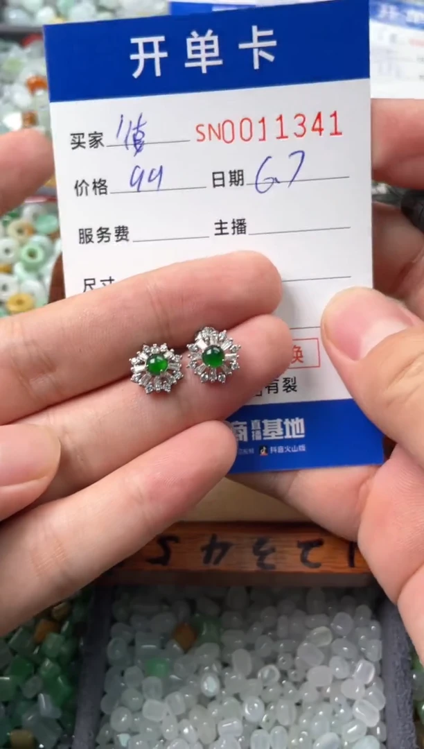 翡翠未镶嵌颈饰00011341