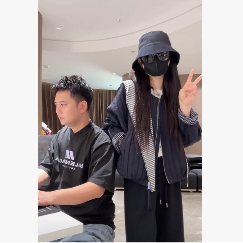 宿慕SUMU高级撞色短款外套2025秋冬新款9-15简约气质百搭外套1836