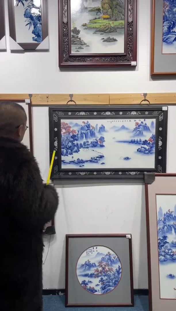 瓷99*61.8cm春江独钓