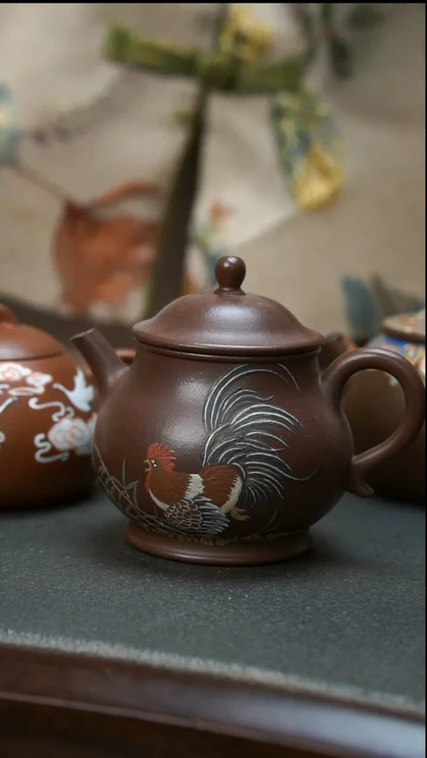 【闪购商品】紫砂茶壶大公鸡壶瑕