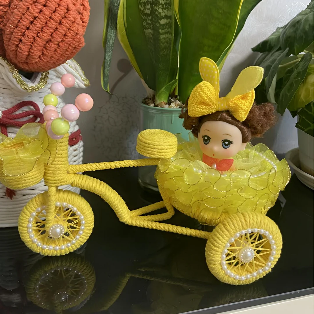 小九手工纯手工打造高级又时尚三轮车摆件工艺品小朋友玩具爆款