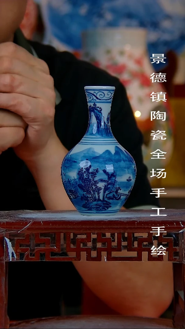 摆件用****7景德镇陶瓷 全场手工手绘