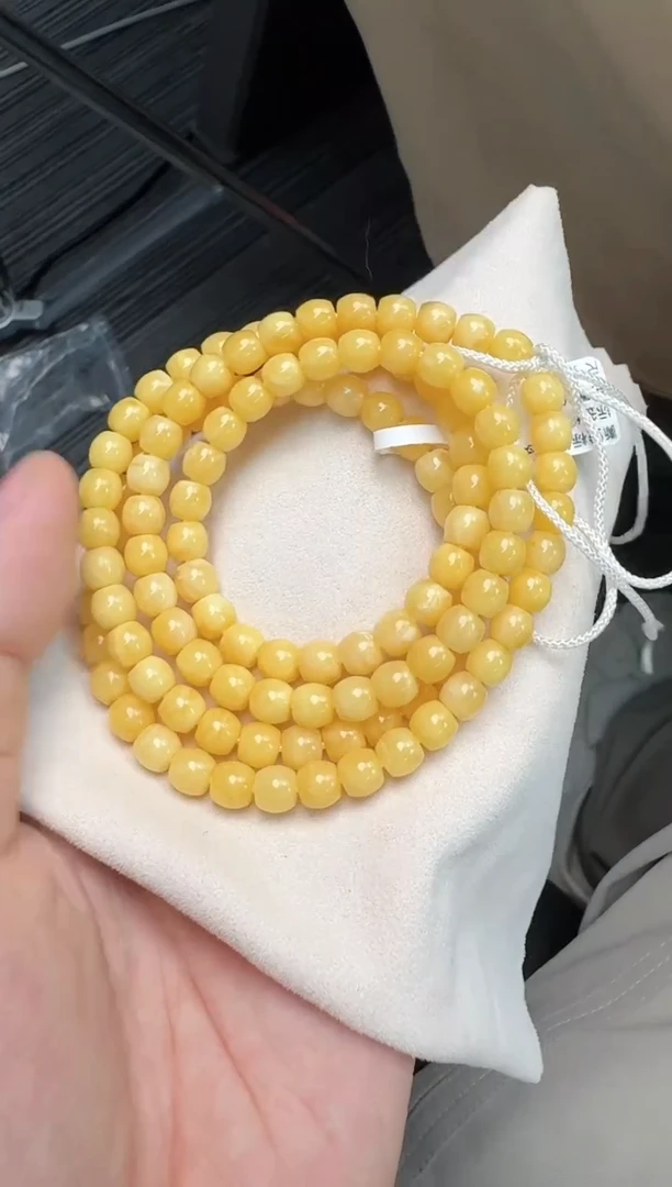 未镶嵌琥珀手串蜜蜡多圈