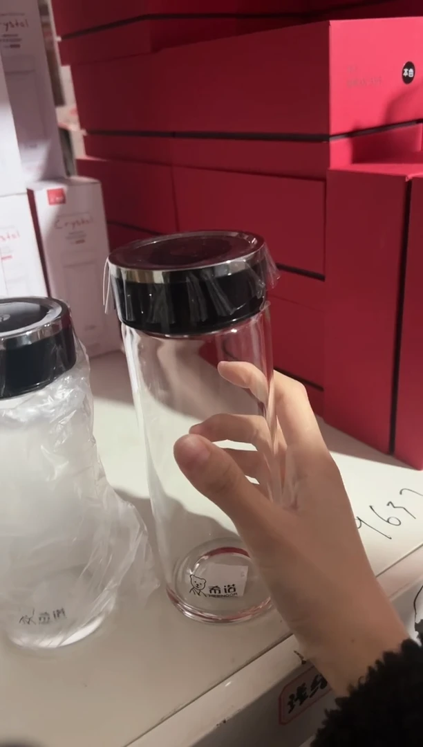 【闪购商品】茶杯浮雕单层530ml高硼硅