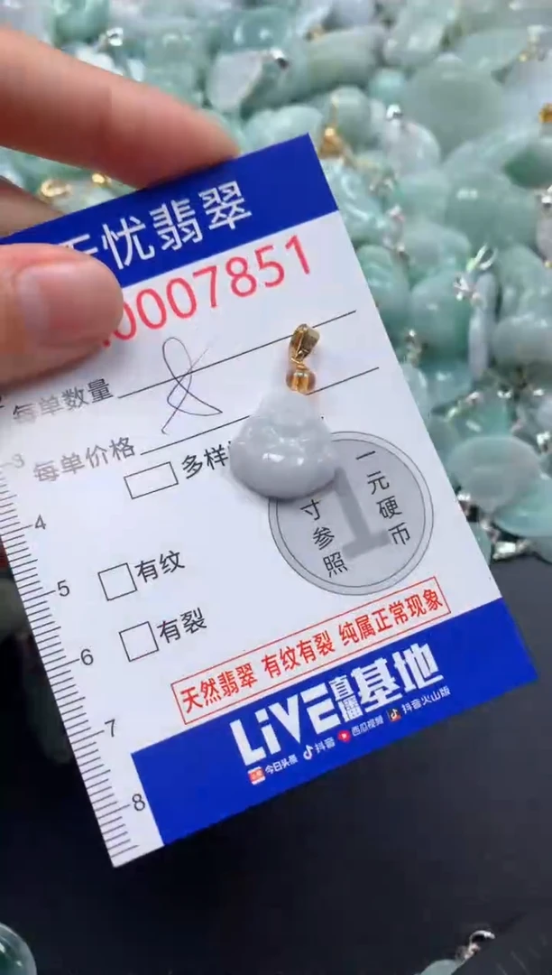颈饰未镶嵌翡翠7851
