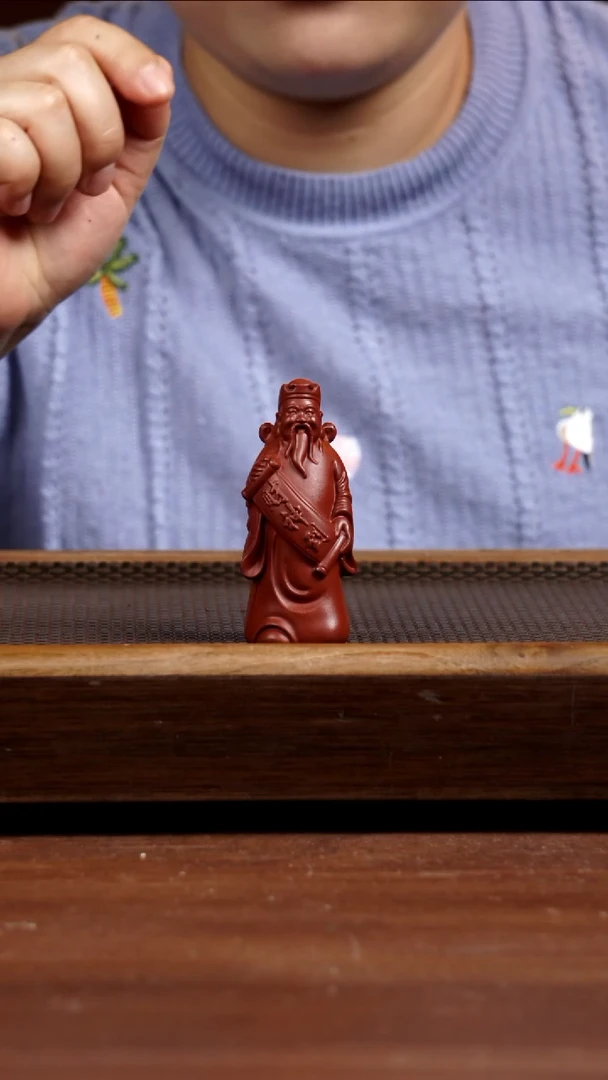 茶壶紫砂茶宠财神