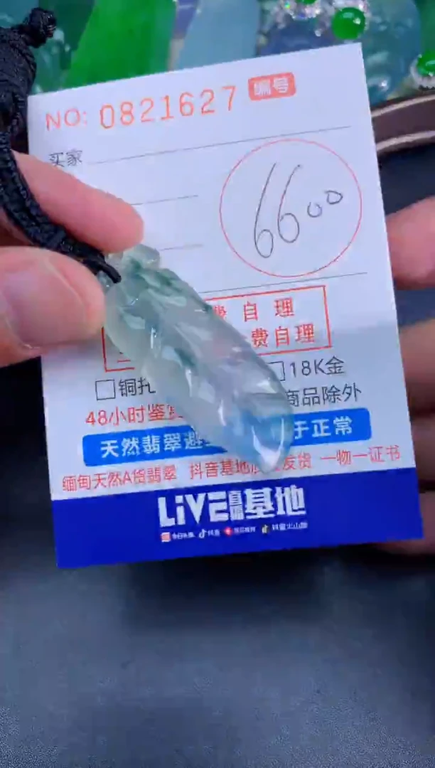 颈饰未镶嵌翡翠天然A货翡翠