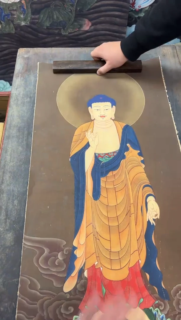 卷轴画大朱画院老六专属AA71