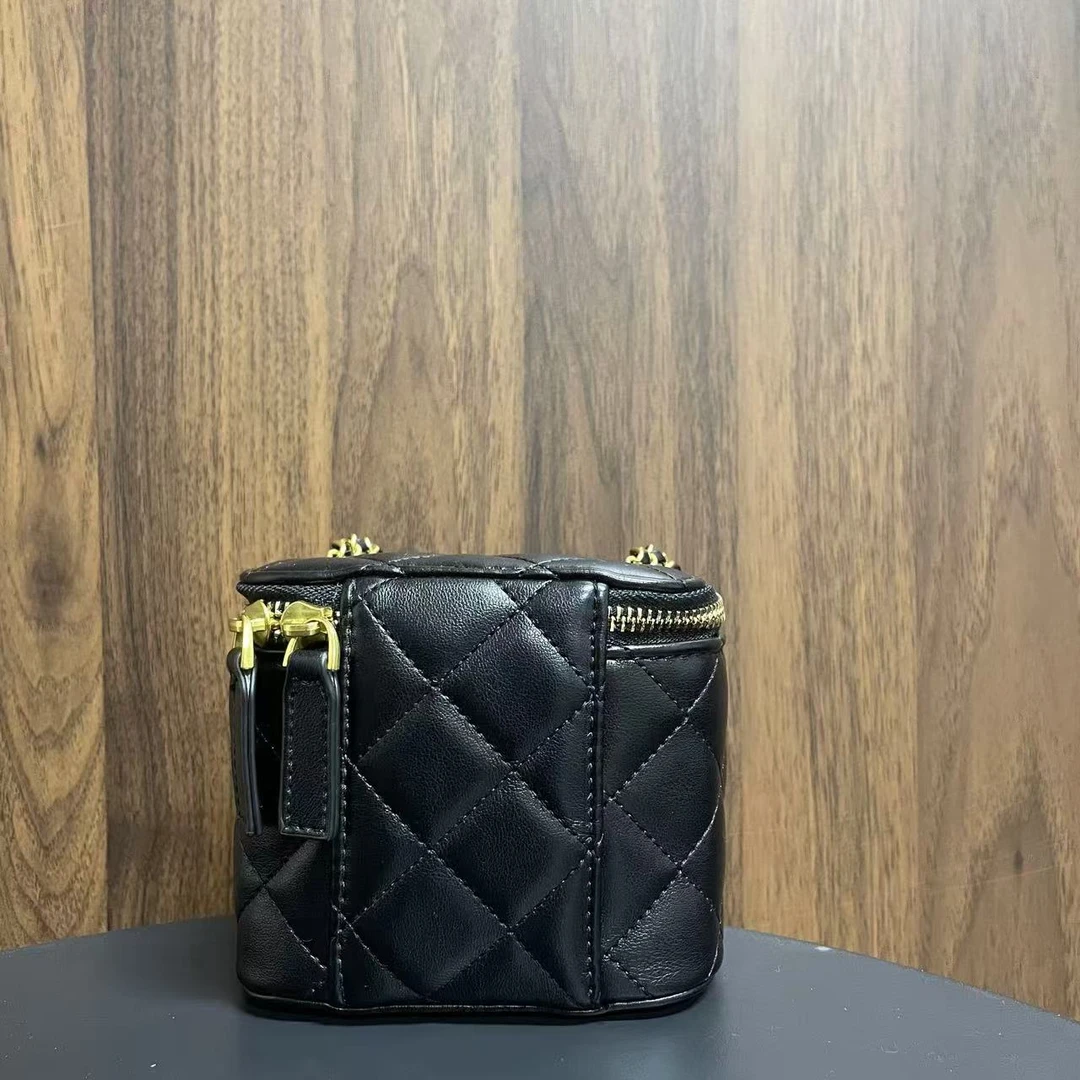 时尚潮流真皮女包斜挎包小废包 0064 黑色