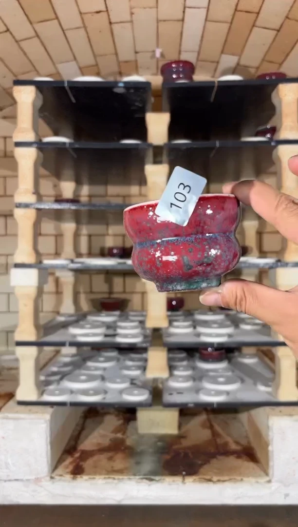 摆件精品窑变钧瓷茶器