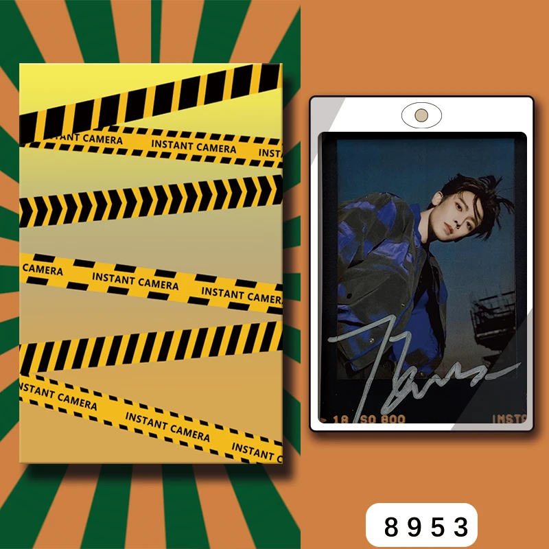 D8953【侯明昊】 正品拍立得照片 黑金